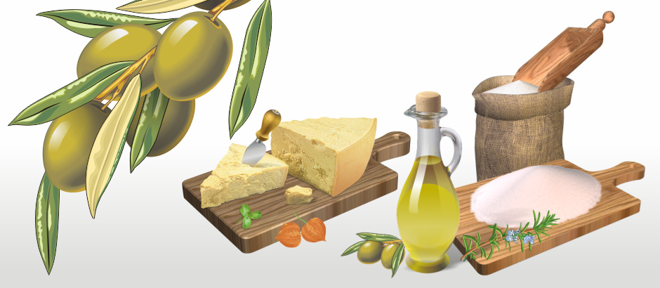 grana olive farina