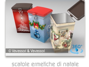 scatole ermetiche natale