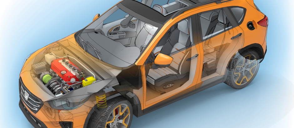 automobile trasparente
