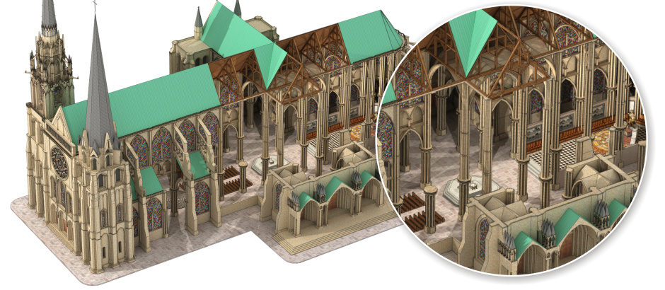 gotico cattedrale chartres
